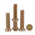 Color zinc flat round head inner hexagon screw